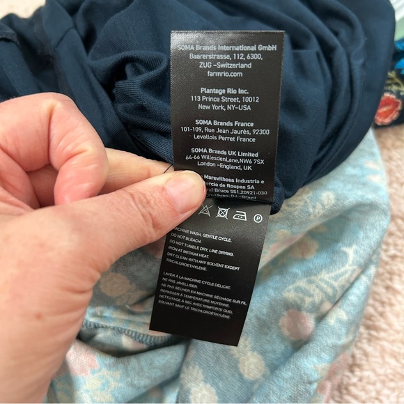 NWT Farm Rio Arabesque Floral Jersey Midi-Dress Size Small - Picture 10 of 16